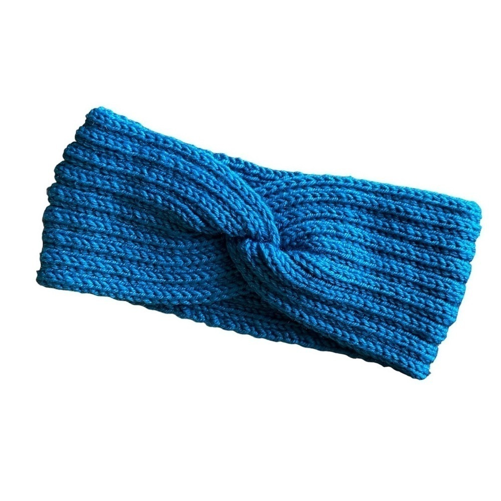 Teal Knit Winter Headband